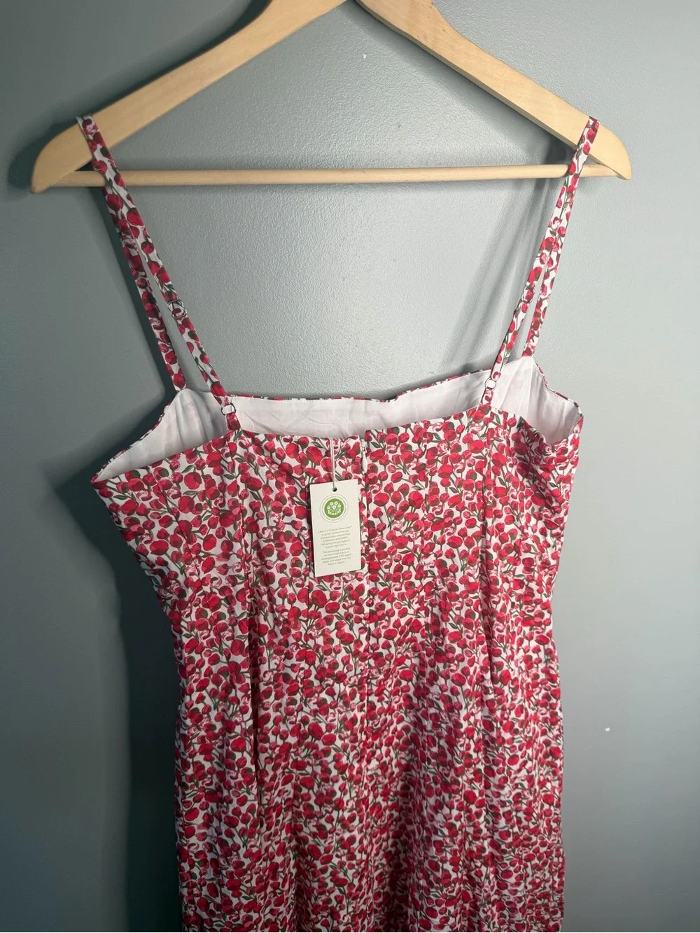 NWT J. Crew Seamed Flare Midi Dress in Liberty Fabric - Eliza’s Red Fabric